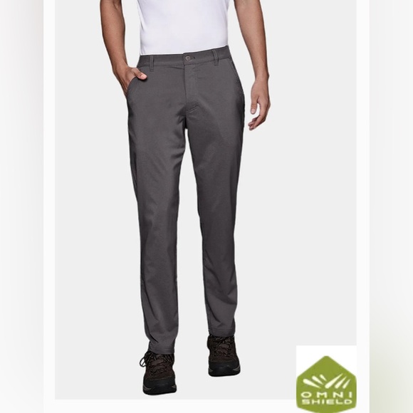 Columbia Mens Grey Omni-Shield Tech Trail II Pant Waist 40”x Length 32”     NWOT - Picture 2 of 16